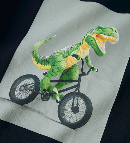 Name It T-shirt - NmmVoto - Marinblå Blazer/Dino Cykel