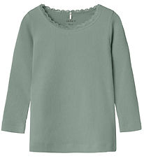 Name It Tröja - Noos - Rib - Nmfkab - Slate Grå