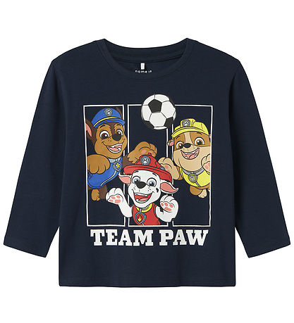 Name It Tröja - Nej - NmmJoll - Paw Patrol - Marinblå Blazer