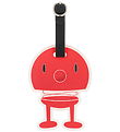 Hoptimist Kofferlabel - Rood