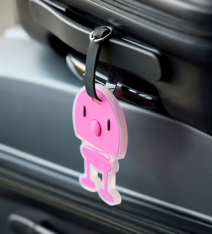 Hoptimist Kofferlabel - Roze
