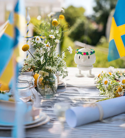 Hoptimist Midsommar Bumble - Small - 7,5 cm - Vit