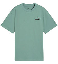 Puma T-shirt - ESS Small Nr 1 Logo Avslappnad - Grön