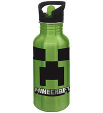 Minecraft Water Bottle - 545 mL - Aluminum - Green