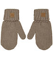 Hust and Claire Mittens - Wool - Knitted - Florine - Chinchilla