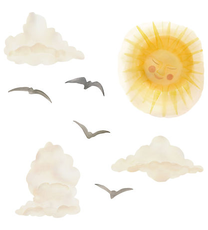 That's Mine Wallstickers - Sun - Yellow