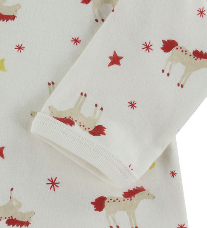 Petit Bateau Nightsuit - Milk w. Stars and Horses