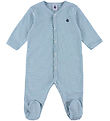 Petit Bateau Nightsuit - Adriatic/Marshmallow