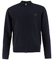 Emporio Armani Cardigan - Knitted - Cotton/Wool - Blue Navy