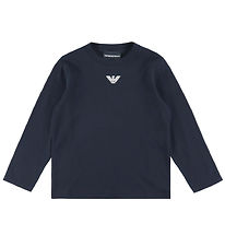 Emporio Armani Tröja - Marinblå