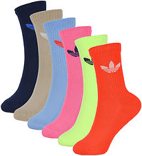adidas Originals Strumpor - TR Crew S - 6-pack - Multi/Neon