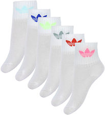 adidas Originals Strumpor - 6-pack - Vit