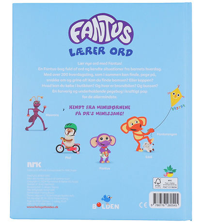 Forlaget Bolden Myndabók - Orð Fantus kennara - Danskur