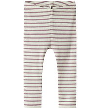 Name It Leggings - Rib - Nej - NbnBani - Elderberry