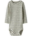 Name It Body l/ä - Nej - Rib - NbnBani - Dusty Olive
