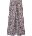 Name It Trousers - NkfLin - Burnished Lilac w. Flowers