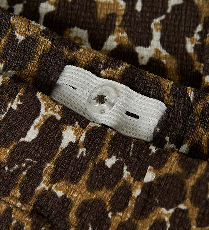 Name It Trousers - NkfLotta - Peyote w. Leopard Print