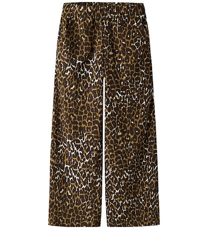 Name It Trousers - NkfLotta - Peyote w. Leopard Print