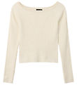 LMTD Blouse - Knitted - Rib - NlfLarin - Antique White