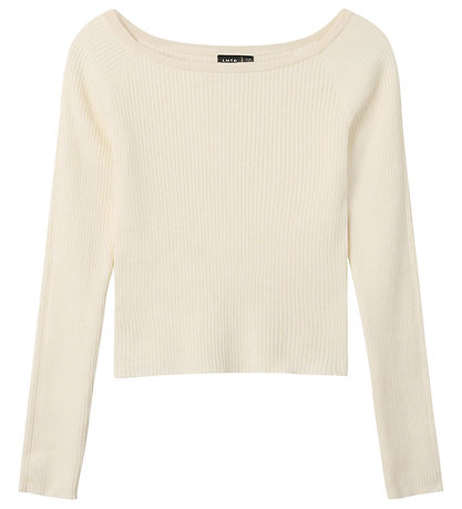 LMTD Blouse - Knitted - Rib - NlfLarin - Antique White