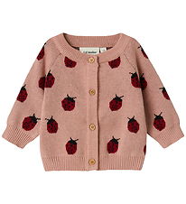 Lil' Atelier Cardigan - Stickad - NbfLulio - Misty Rose