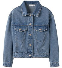 Name It Jeansjacka - Nej - NkfMila - Medium+ Blue Denim