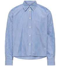 Kids Only Skjorta - KogEma - Bright White/Mazarine Blue