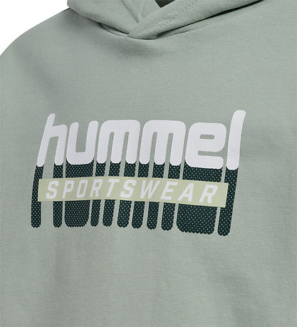 Hummel Hoodie - HmlTukas - Iceberg Green