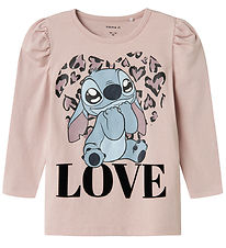 Name It Tröja - NmfJamin - Stitch - Polerad Lilac