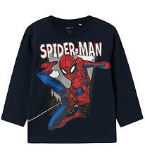 Name It Tröja - Nej - NmmJuice - Spider-Man - Marinblå Blazer