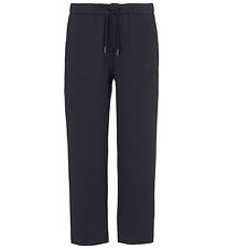 Emporio Armani Byxor - Rib - Marinblå