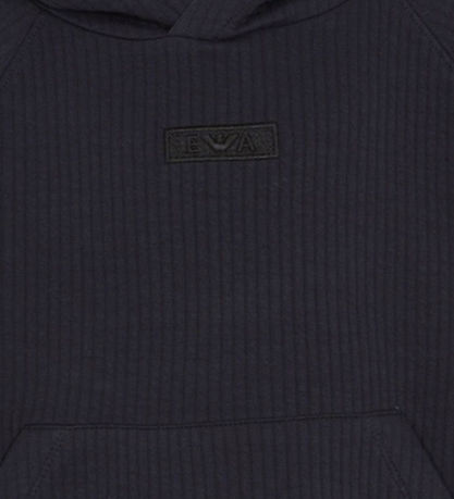 Emporio Armani Hoodie - Rib - Navy