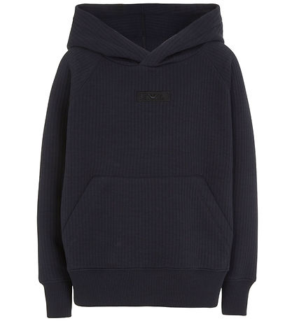 Emporio Armani Hoodie - Rib - Navy