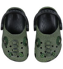 Crocs Sandals - Classic+ IAM Scary Dino - Black/Green
