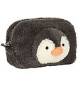 Jellycat Bag - 13x19 cm - Peanut Penguin Pouch - Grey