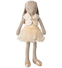 Maileg Rabbit - Leotard And Tulle Skirt - Size 3 - Cream