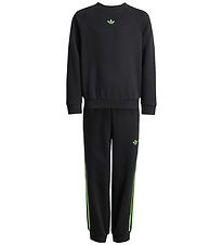 adidas Originals Sweatset - Crew - Svart/Skylt nr.