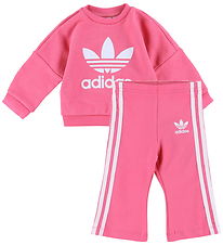 adidas Originals Sweatset - Loose Crew Set - Pnkfus