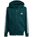 adidas Performance 가디건 - J 3S FL FZ HD - 에어리비/화이트