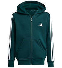 adidas Performance Cardigan - J 3S FL FZ HD - Airivy/Vit