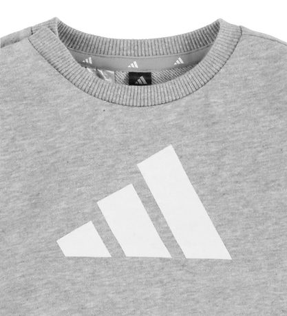 adidas Performance Sweatset - I BL FT Jog - Mgrau/Weiß
