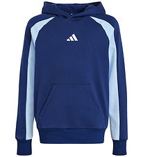 adidas Performance Hoodie - J CB FL HD - Dkblue/Globlu/Vit