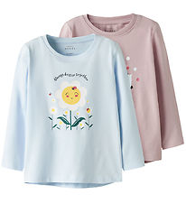 Name It Tröja - NmfVix - 2-pack - Polerad Lilac/Country Air/Flo