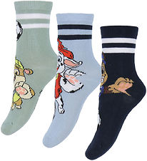 Name It Strumpor - 3-pack - NmmJonathan - Pawpatrol - Dusty Blue