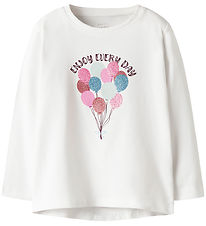 Name It Tröja - NmfVix - Bright White/Ballonger