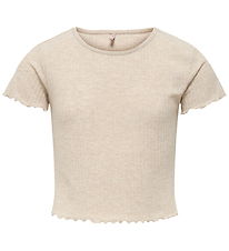 Kids Only T-shirt - KogNella - Pimpsten Stone/Melange
