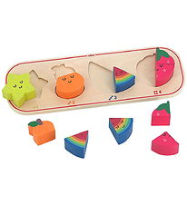 Vilac Jigsaw Puzzle - 10 Bricks - Four Fruits