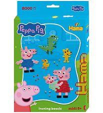 Hama Midi Beads - Peppa Pig + Little sister Evie - 2000 pcs