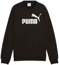 Puma Sweatshirt - ESS nr 1 Logo Crew - Svart