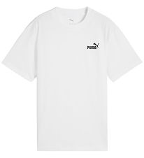 Puma T-shirt - ESS Small Nr 1 Avslappnad - Vit